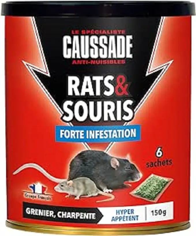 Raticide céréales Caussade