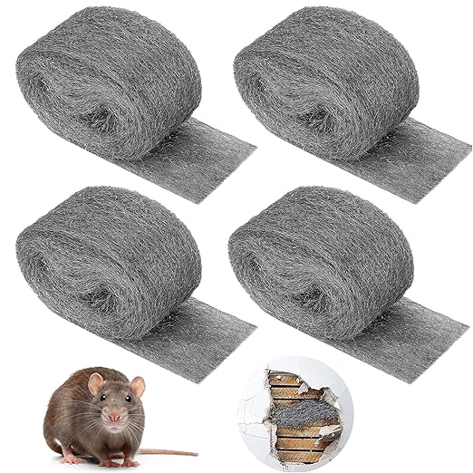 laine acier contre les rats